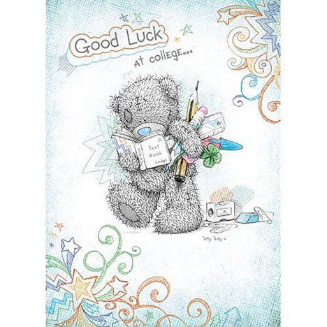 Good Luck at College Me to You Bear Card £1.60